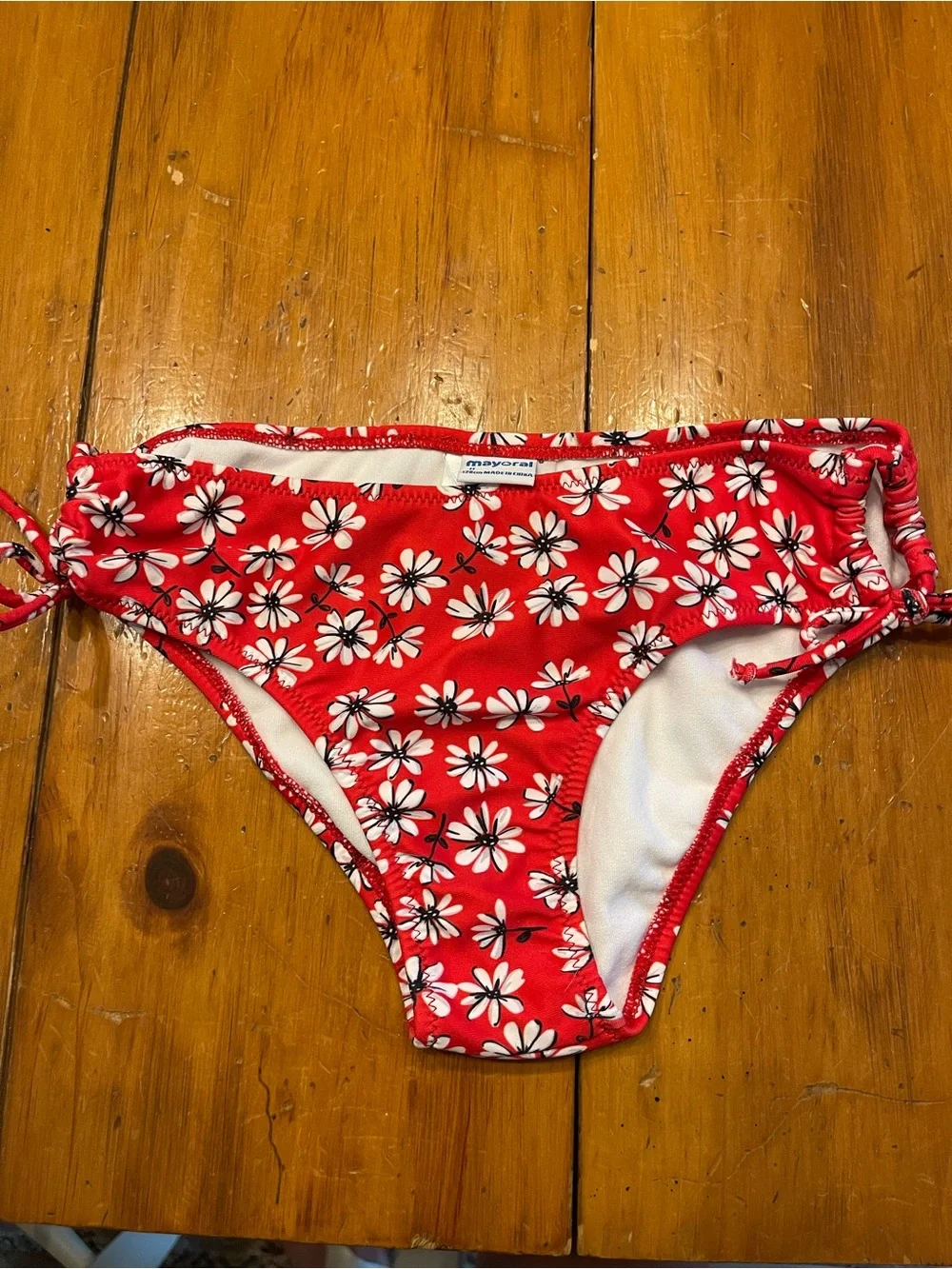 Mayoral Red Floral Print Swimwear